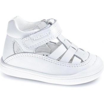 Sandalias Pablosky Plus Blanca - Calzado de calidad para gateo y primeros pasos, fabricadas en España