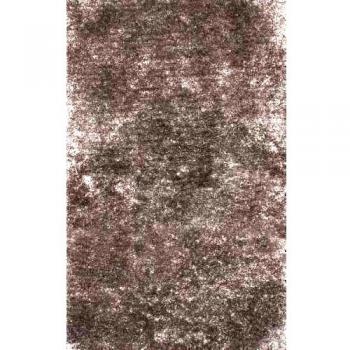 Alfombra de pelo largo Lille hecho a mano gris negro diferentes tamaños, 60 cm_x_110 cm