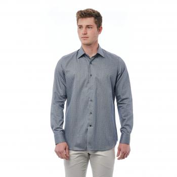 Bagutta Black Cotton Shirt - Size S, Casual Shirt for Men, Color: Black