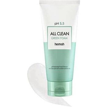 Heimish All Clean Green Foam Cleanser 150 g, gentle cleansing foam, pH 5.5