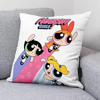 Funda de cojín 100% algodón 45x45cm modelo Powerpuff A multicolor