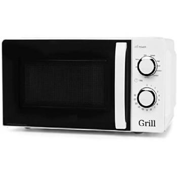 Microondas Orbegozo MIG2130 - 700 W, 20 L, Grill 900 W, 9 niveles de potencia, Temporizador 30 min