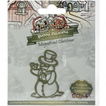 Magnificent Christmas - Snowman Die - Yvonne Creations