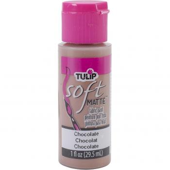 Morbido tessuto Tulip dipingere 1Oz-Matte - cioccolato