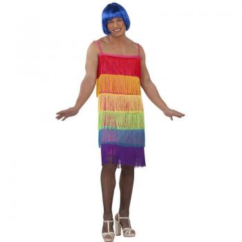 Disfraz Flapper con Flecos Orgullo LGBT para hombre