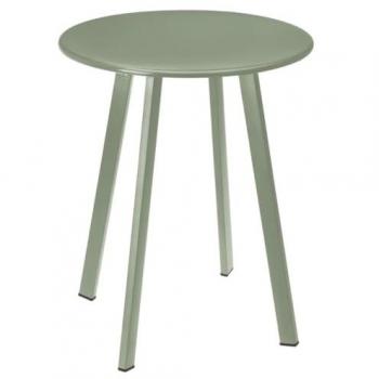 ProGarden Mesa auxiliar 40x49 cm Gris oscuro, Verde claro, Verde mate - Mesa de sofá, Consola de Entrada, Mueble Recibidor, Mesita para Salón