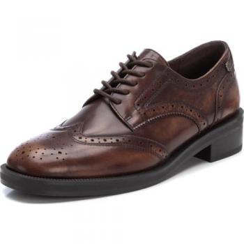 Zapatos de cordones de piel para mujer Carmela con suela gruesa y diseño clásico
