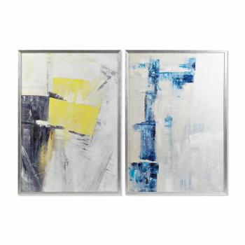 Cuadro abstracto urbano DKD Home Decor 70 x 3 x 100 cm (2 unidades)