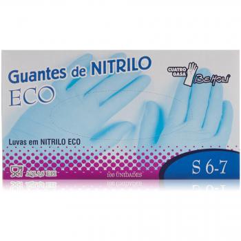 Guantes de nitrilo blue safe, talla S 6-7