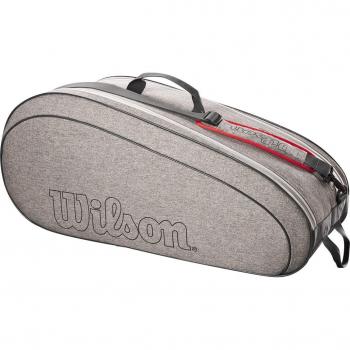 Raquetero Wilson Team 6 - Gris