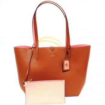 La Martina - Bolso al hombro para mujer CUOIO/ROSA