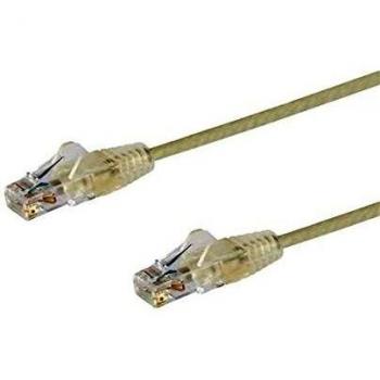 StarTech.com Cable de 1,5m de Red Ethernet Cat6 Delgado Sin Enganches - Cable de Red Snagless - Gris