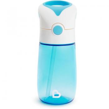 Munchkin Flip & Go Cup with Straw 18 Months+ Blue 355 ml