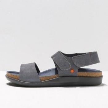 Sandalias de piel Skin Back Blue Fog Biarritz azul 1386