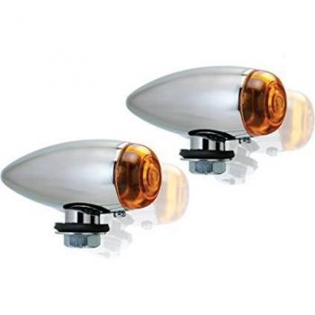 Customacces IR0001J Intermitentes Tipo Fuego, Color Cristal Ambar