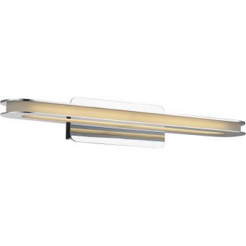 Aplique moderno LED Scarlett Cromado, Blanco Cálido 3000K 560lm