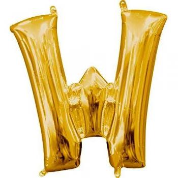 amscan 3305701 - Globo de Papel de Aluminio con Forma de W