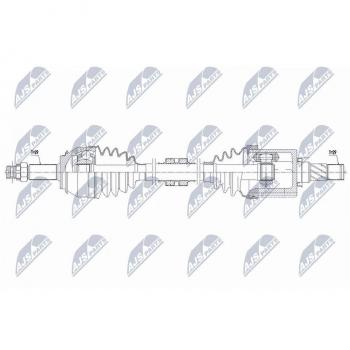 Árbol de transmisión NTY NPW-NS-150 con alta resistencia y durabilidad