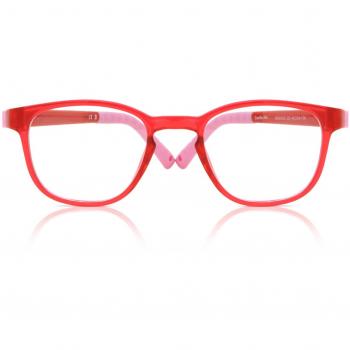 Square Full Rim TR90 Kids' Pink Prescription Glasses - Blue Light Blocking