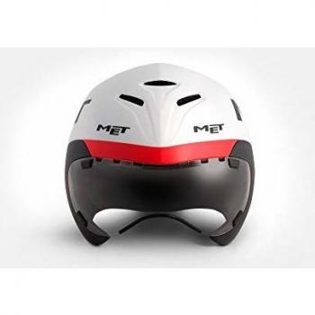 MET M3HM100M0BI2 - Casco, M, Rojo, Unisex