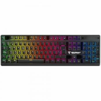 Teclado Mecánico Inalámbrico Gaming Tempest Mephisto RGB Rojo