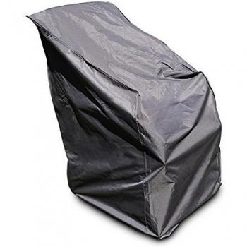 Relaxdays 10019005 - Funda sillón/sillas apilables, resiste UV, Color Gris