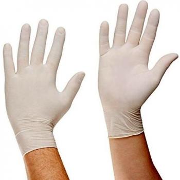 Guantes de latex con polvo talla 8 - 9, 100 unidades