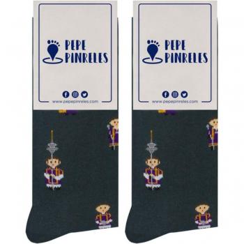 Calcetines Pepe Pinreles Acólitos Gris