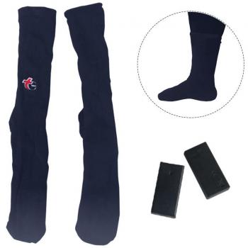 Recargable Climatizada Calcetines Invierno Calentador de pies algodón cálido térmica calcetines para actividades al aire libre Esquí Senderismo