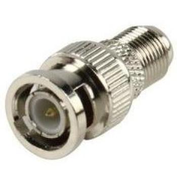 Valueline FC-022PROF Adaptador de Cable F BNC Plata - Adaptador para Cable