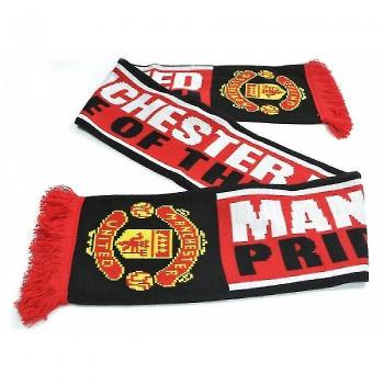 Bufanda Unisex de Adultos Manchester United FC Orgullo Roja/Negra Talla Única