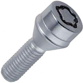 Juego de 4 Bulones Antirrobo Conicos M12x1.75 L29mm H19 - 27186