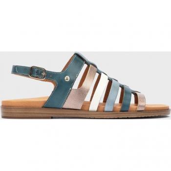 Sandalias planas de piel FORMENTERA W8Q con detalle de hebilla lateral