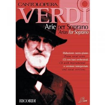 Arias de Verdi para Soprano Vol. 1 (Colección Cantolopera) con Piano y CD incluido