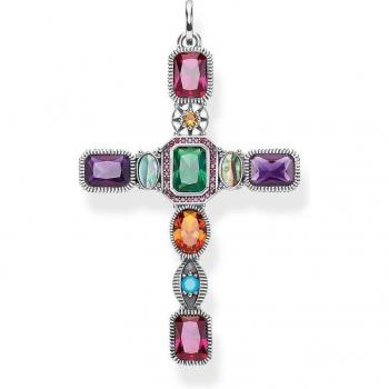 Thomas Sabo Magic Stones Colourful Cross Pendant PE859-294-7