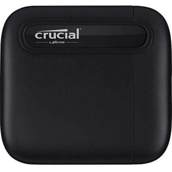Crucial CT4000X6SSD9 X6 4TB SSD portátil, de hasta 800 MB/s, USB 3.2, Unidad de estado sólido externa, USB-C