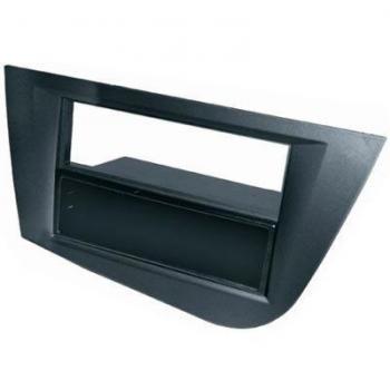 Tcentral_auto - Soporte autoradio d/d seat leon 05> gris oscuro