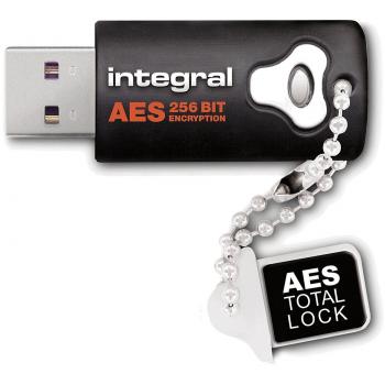 Integral Memory Crypto Drive - Memoria USB de 32 GB, negro