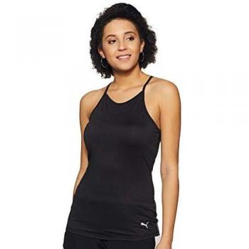 PUMA Camiseta Studio Racerback Negro Mujer