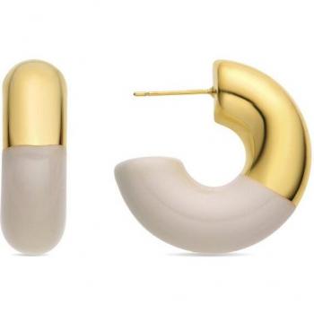 Pendientes Luxenter Tayris acabados en oro amarillo de 18k