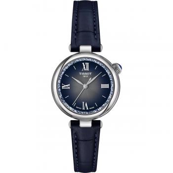 Tissot Désir Women's Watch with Leather Strap - Blue, 28mm