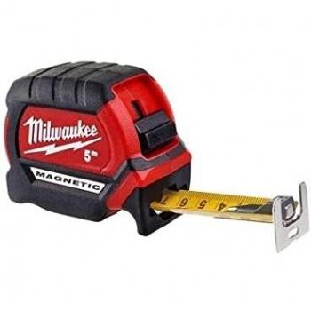 Milwaukee 4932464599, Cinta métrica magnética, HP5Mg/27, Rojo/Negro