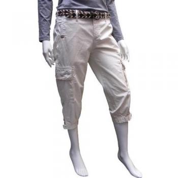 40WEFT - Pantalón corto - para mujer Beige / crema 42