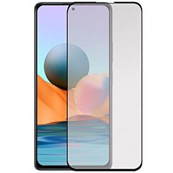 Todotumovil Protector de Pantalla Xiaomi Redmi Note 10 Pro Negro de Cristal Templado Vidrio 9H para movil