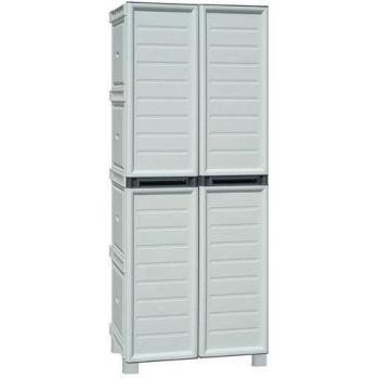 MAURER 21030330 Armario Resina 68x37x169 cm. Alto, Multicolor, X-Large