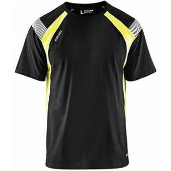 Blaklader XL Black/Fluorescent Yellow T-Shirt