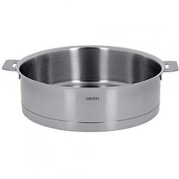 Sauté de acero inoxidable Cristel Strate con mango desmontable - 22 cm