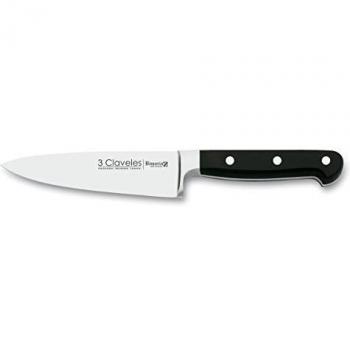 3Claveles Bavaria - Cuchillo forjado para cocinero, 15 cm, 6 pulgadas