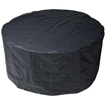 Nature Cubierta Protectora para Muebles Jardín PE Gris Oscuro Funda Mesa Patio