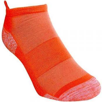 Wilson U Kaos No Show Sock 1Pr/PK Calcetines, Unisex Adulto, Papaya/White, M/L
